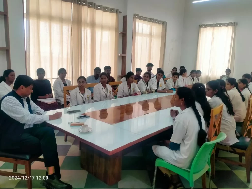 Vice Chairman Sir addressing Students